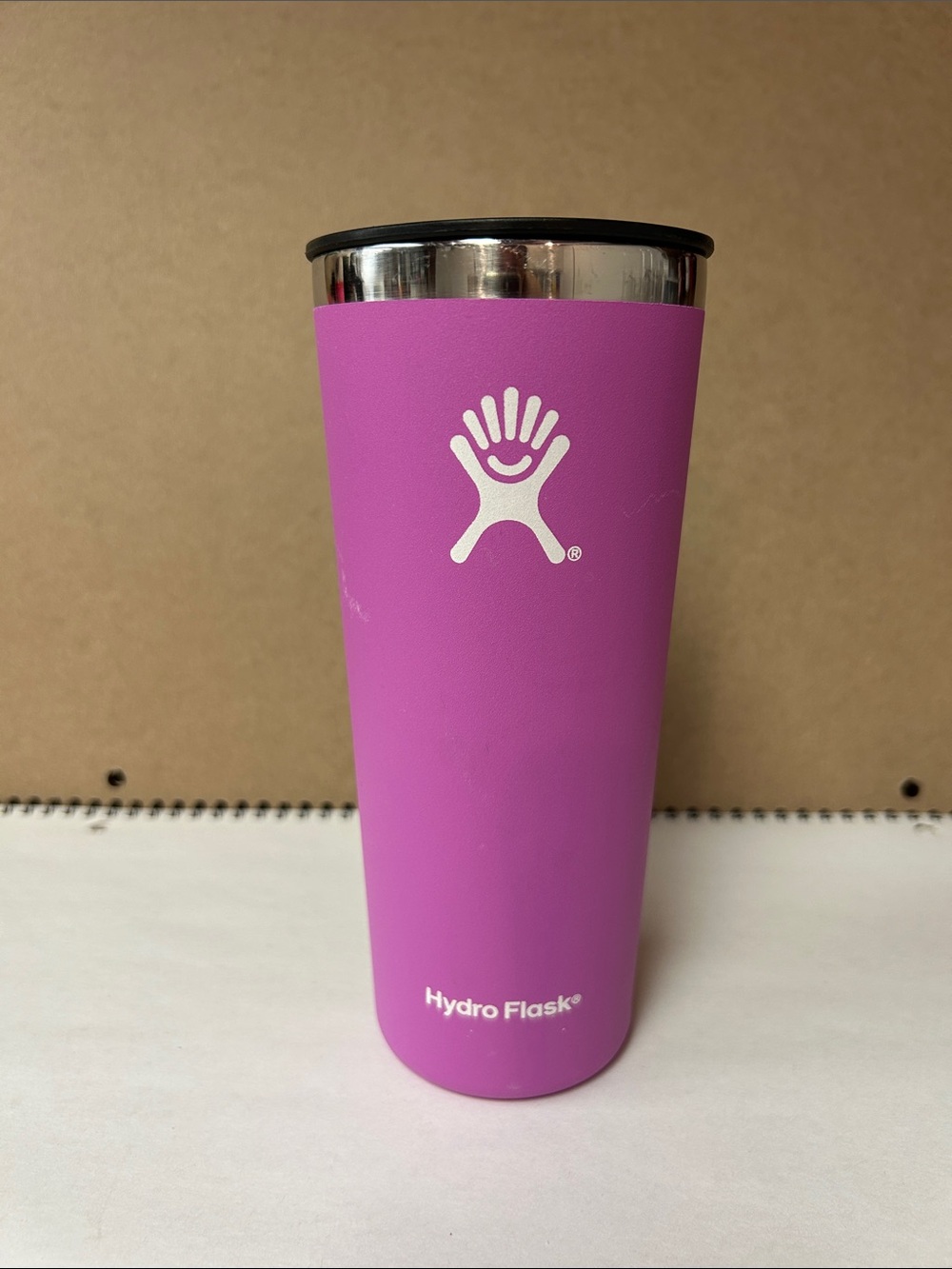 Hydro Flask Purple Travel Tumbler - Slim Insulated Bottle